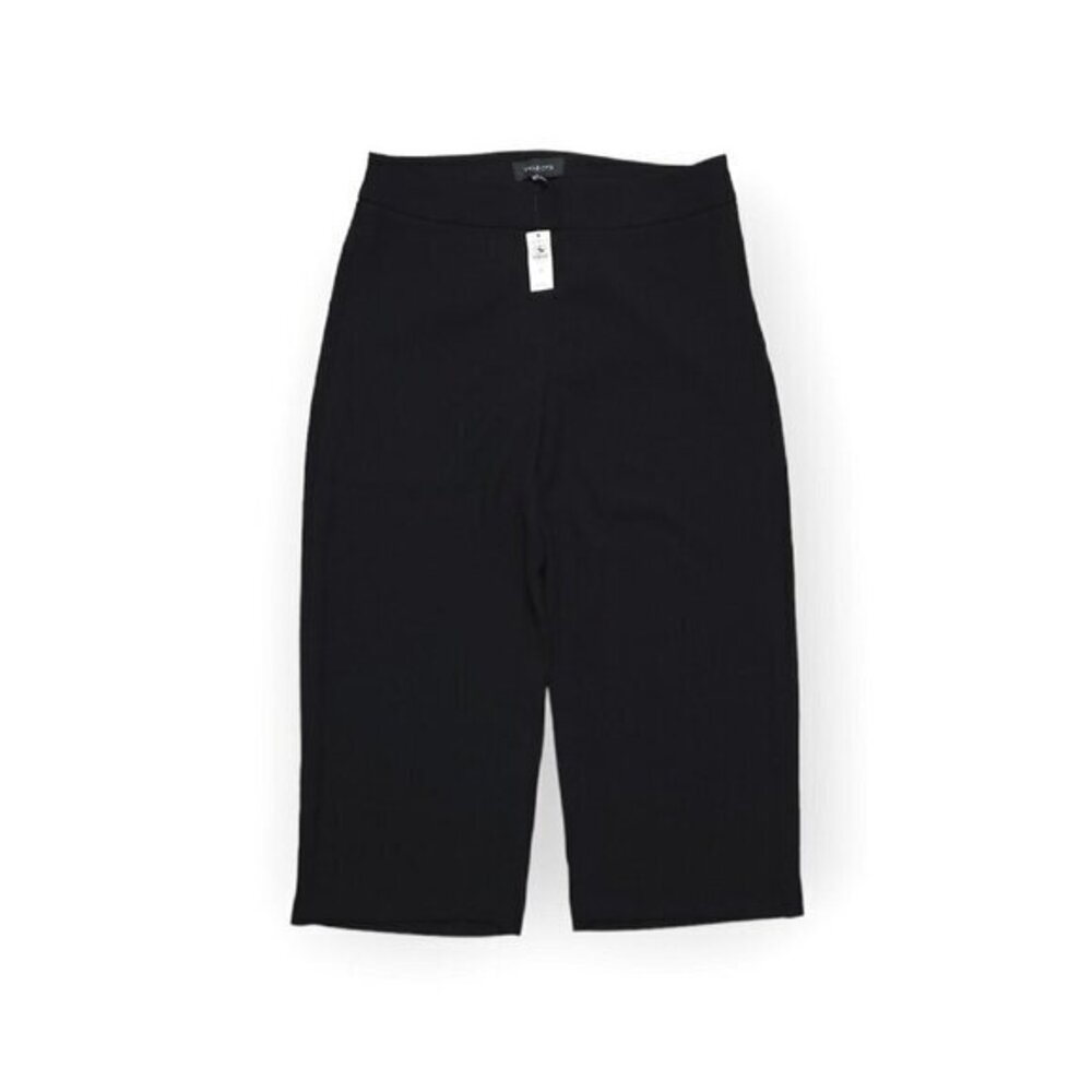 $109 New Talbots  Career Work Pants Womens 6P Wide Leg Black Petite‎